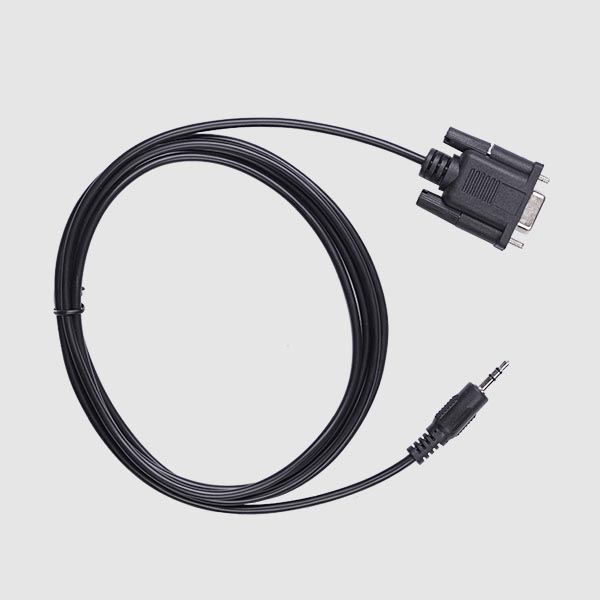 RS232 DB9 cable with jack connector